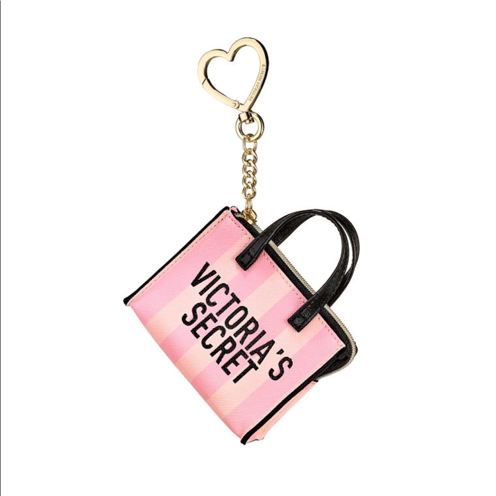Victoria’s secret logo key chain coin/card holder - Picture 6 of 8
